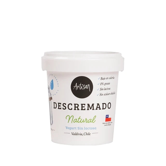 Yogurt Descremado natural 360 Gr x8 UN